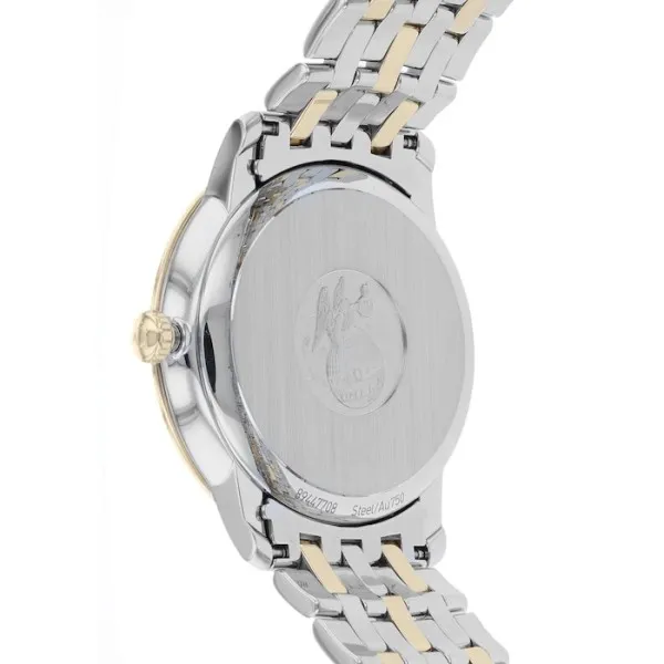 Omega De Ville Men Automatic Mother of Pearl Stainless Steel 18ct Yellow Gold Watch O42420402002001 - Image 4