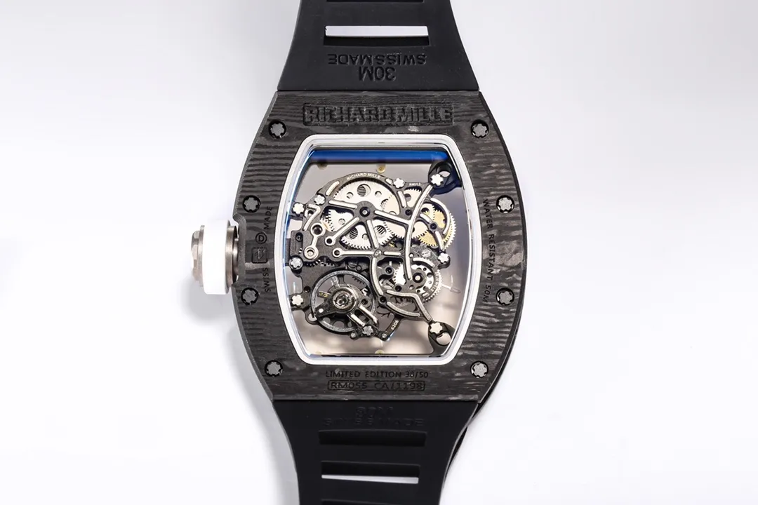 Richard Mille RM055 Black Carbon Watch - Image 9
