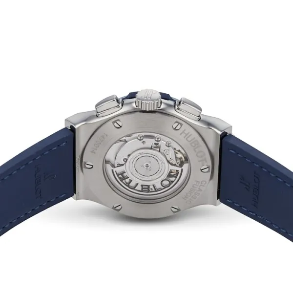 Hublot Classic Fusion Men Automatic Blue Rubber and Alligator Watch 541.NX.7170.LR - Image 4