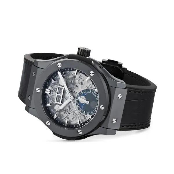 Hublot Classic Fusion Men Automatic Black Alligator Watch 547.CX.0170.LR - Image 3
