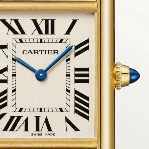 Cartier Tank Louis Men Quartz White Alligator Watch WGTA0067 - Image 4