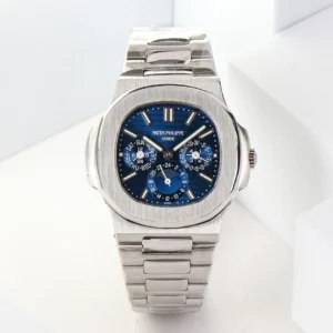 Patek Philippe Blue Nautilus Perpetual Watch