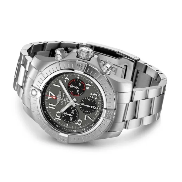 Breitling Avenger Men Automatic Grey Stainless Steel Watch AB01821A1B1A1 - Image 3