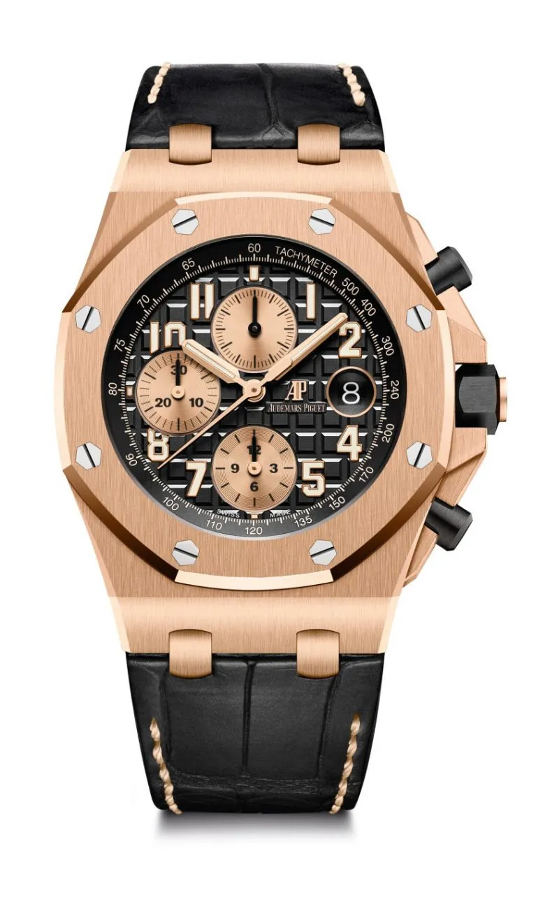 Audemars Piguet Royal Oak Offshore Selfwinding Chronograph Black. Gold 26470OR.OO.A002CR.02