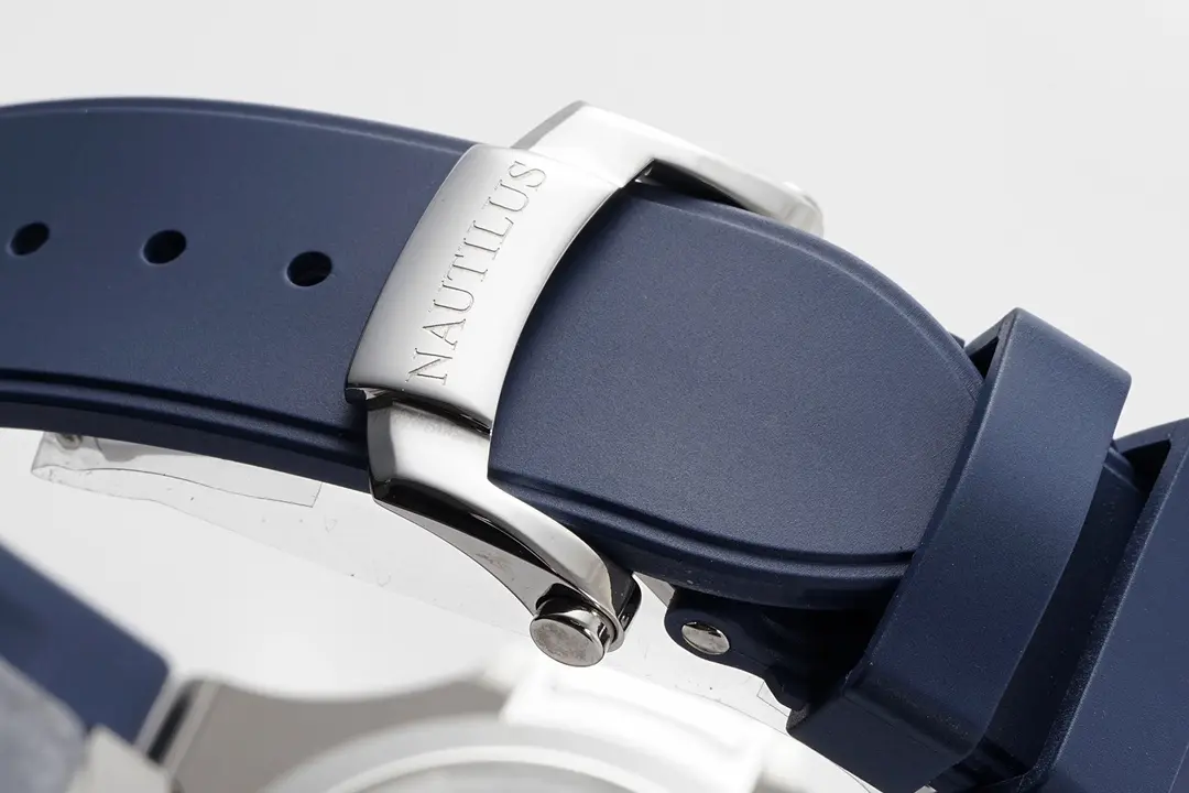Patek Philippe Blue Nautilus Rubber Watch - Image 9