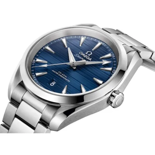 Omega Seamaster Aqua Terra Men Automatic Blue Stainless Steel Watch O22010382003001 - Image 2