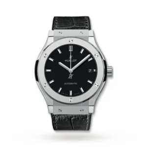 Hublot Classic Fusion Men Automatic Black Alligator Watch 565.NX.1171.LR