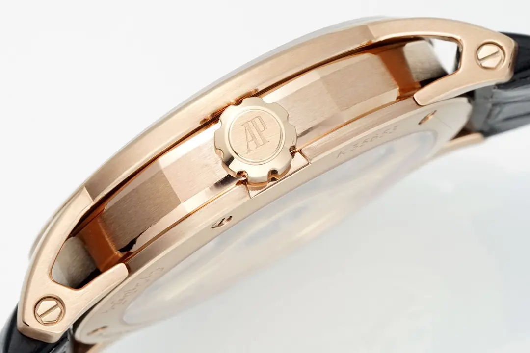 watch Audemars Piguet CODE 11.59 Blue Dial Three-Hand Automatic Watch Rose Gold and Stainless Steel. 41mm - Image 8