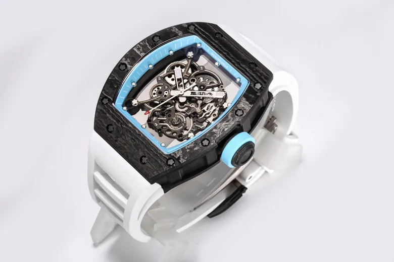 Richard Mille RM055 Black Carbon Fiber Watch - Image 2