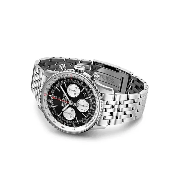 Breitling Navitimer Men Automatic Black Stainless Steel Watch AB0121211B1A1 - Image 3