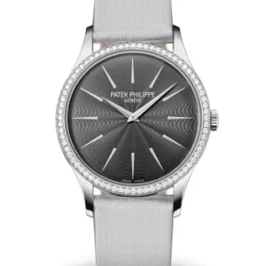 Patek Philippe Calatrava Diamond Gray Dial Ladies watch 4897G-010