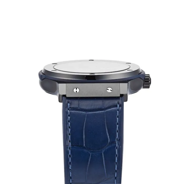 Hublot Classic Fusion Men Automatic Blue Rubber and Alligator Watch 511.CM.7170.LR - Image 5