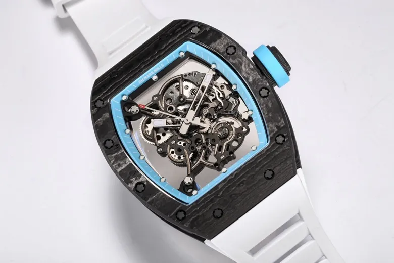Richard Mille RM055 Black Carbon Fiber Watch - Image 3