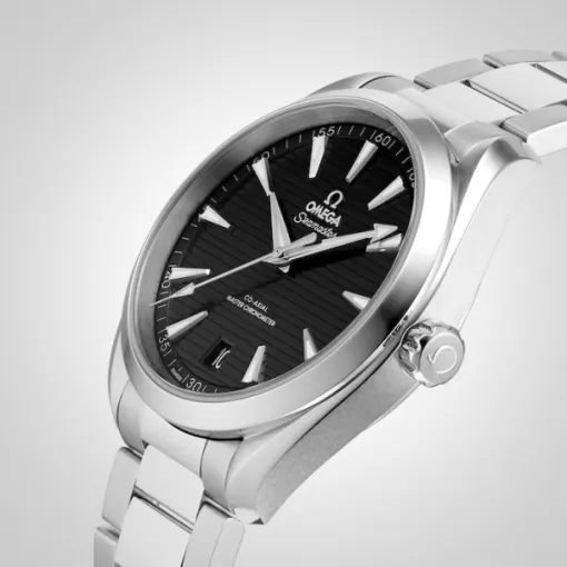 Omega Seamaster Aqua Terra Men Automatic Black Stainless Steel Watch O22010412101001 - Image 6