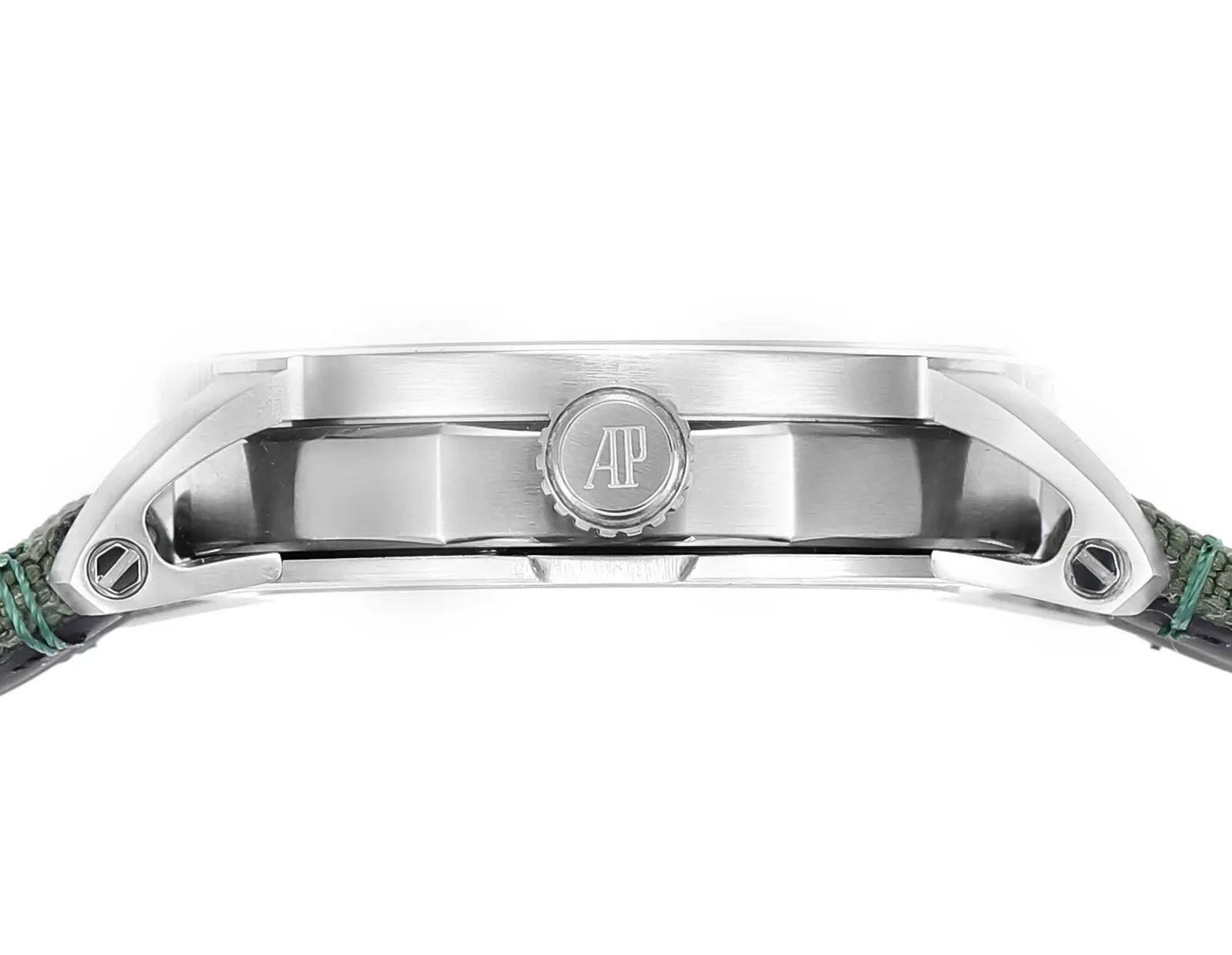 watch Audemars Piguet CODE 11.59 Green Dial Stainless Steel Watch with Fabric Strap - Image 6