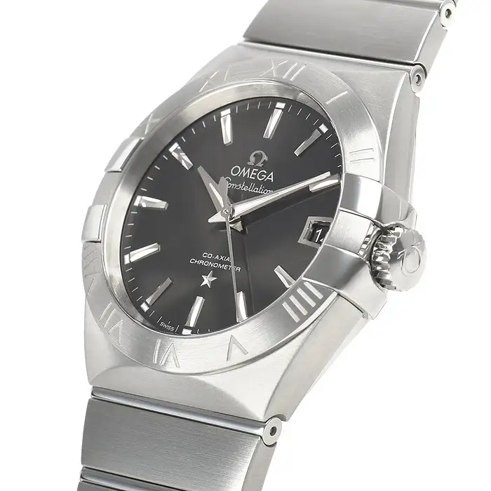 Omega Constellation Men Automatic Black Stainless Steel Watch O13110362001001 - Image 2