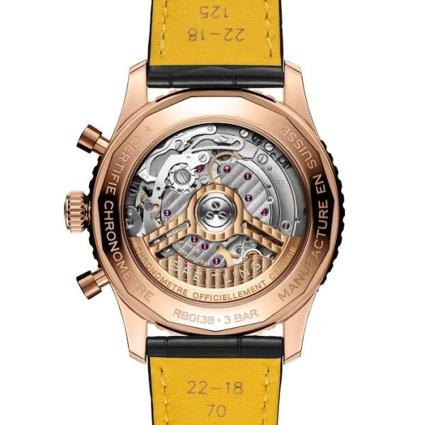 Breitling Navitimer Men Automatic Black Alligator Watch RB0138211B1P1 - Image 2