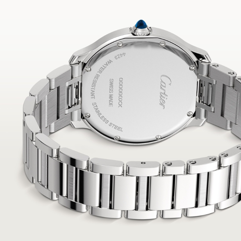 Cartier Ronde Must Men Quartz Silver Stainless Steel Watch WSRN0034 - Image 3