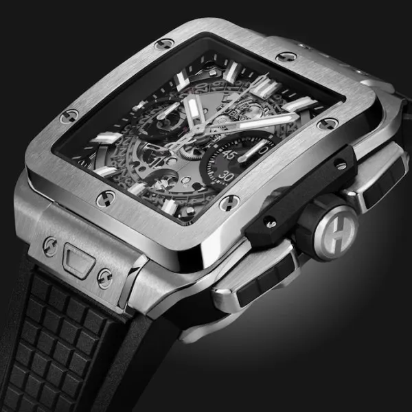 Hublot Square Bang Men Automatic Skeleton Rubber Watch 821.NX.0170.RX - Image 3