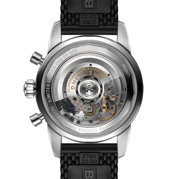 Breitling Superocean Men Automatic Green Rubber Watch UB01622A1L1S1 - Image 4