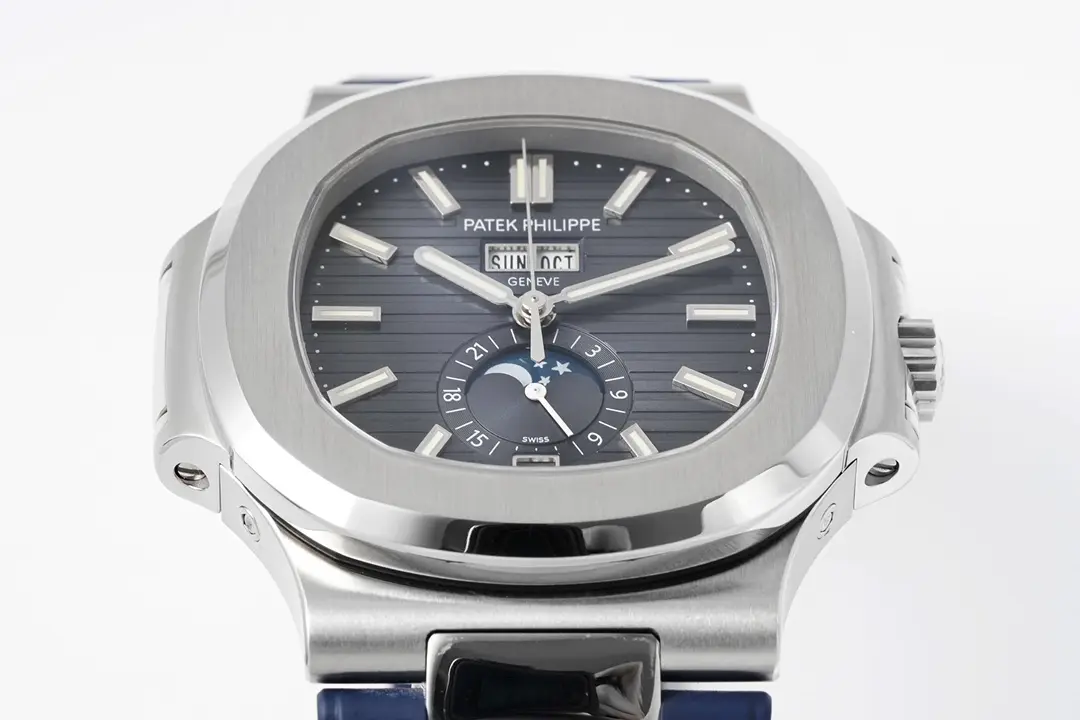 Patek Philippe Blue Nautilus Rubber Watch - Image 3