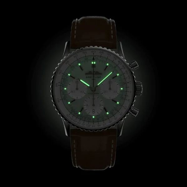 Breitling Navitimer Men Automatic Mint Alligator Watch AB0139211L1P1 - Image 5