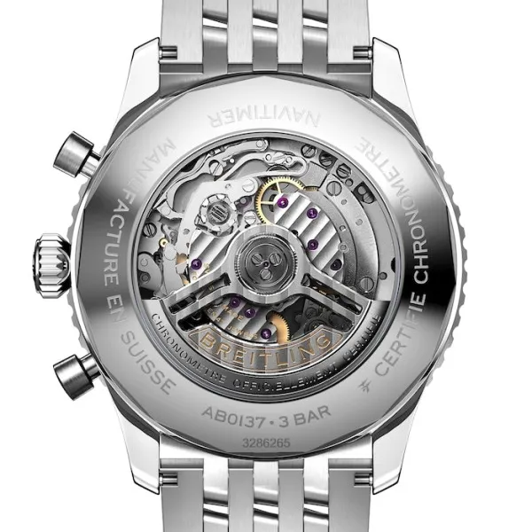 Breitling Navitimer Men Automatic Green Stainless Steel Watch AB0137241L1A1 - Image 4