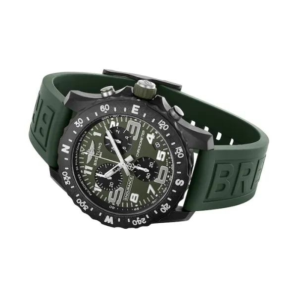 Breitling Endurance Pro Men Quartz Green Rubber Watch X823106B1L1S1 - Image 4