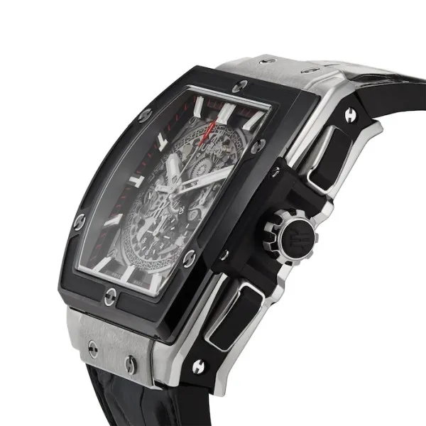 Hublot Spirit Of Big Bang Men Automatic Skeleton Leather Watch 601.NM.0173.LR - Image 2