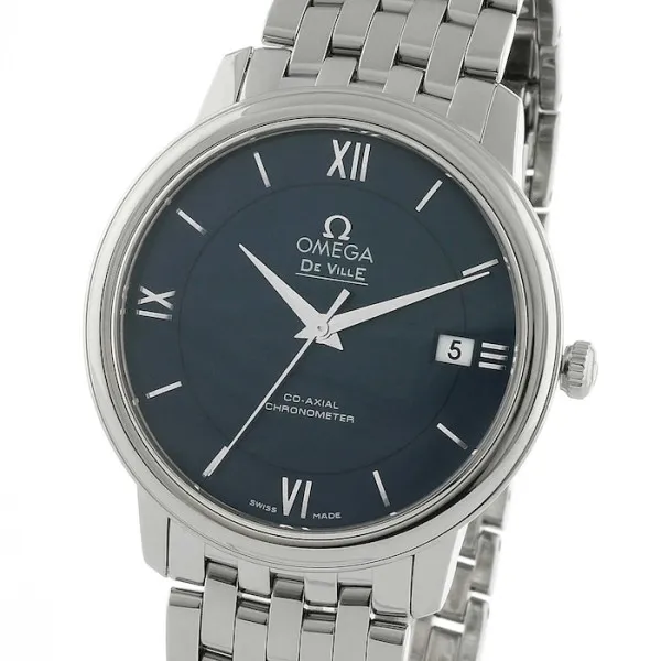 Omega De Ville Men Automatic Blue Stainless Steel Watch O42410402003001 - Image 3