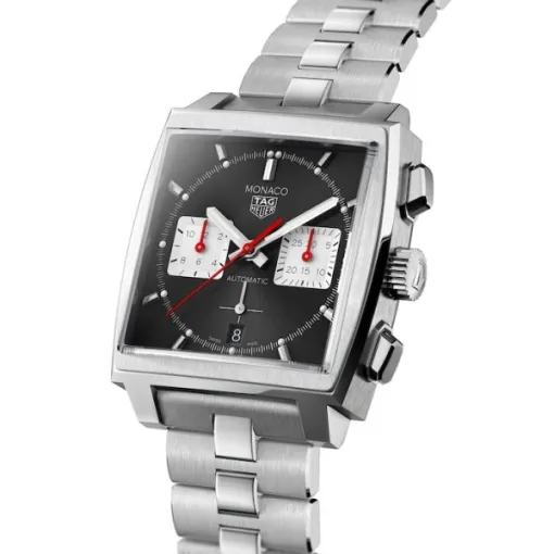 TAG Heuer Monaco Men Automatic Black Stainless Steel Watch CBL2113.BA0644 - Image 2
