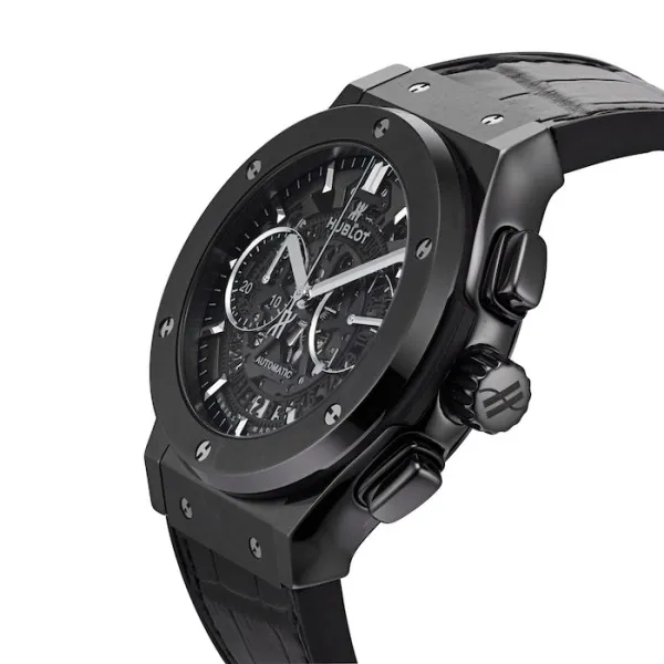Hublot Classic Fusion Men Automatic Black Alligator Watch 525.CM.0170.LR - Image 6