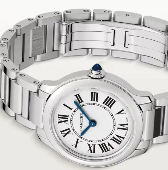 Cartier Ronde Must Women Quartz Silver Calf Watch WSRN0033 - Image 4