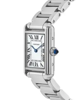 Cartier Tank Must 34 mm Women Quartz Silver Stainless Steel Watch WSTA0052 - Image 2