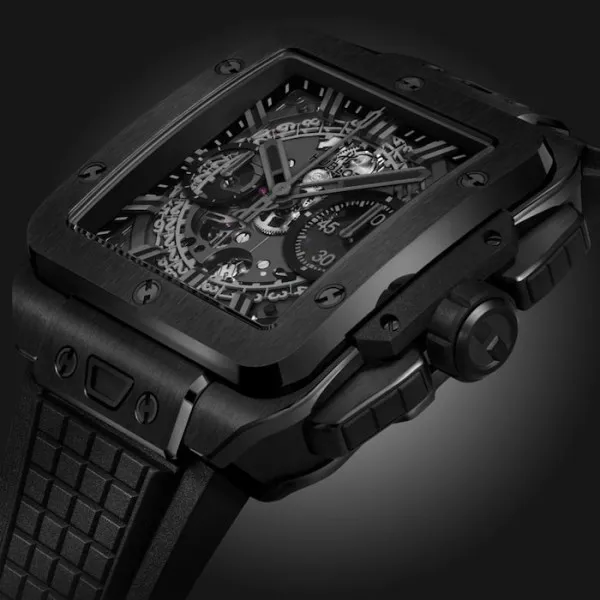 Hublot Square Bang Men Automatic Skeleton Rubber Watch 821.CX.0140.RX - Image 3