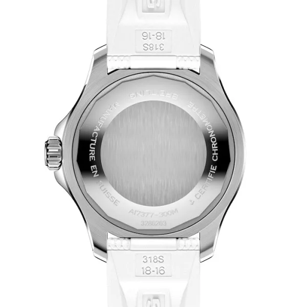 Breitling Superocean Unisex Automatic White Rubber Watch A17377211A1S1 - Image 2