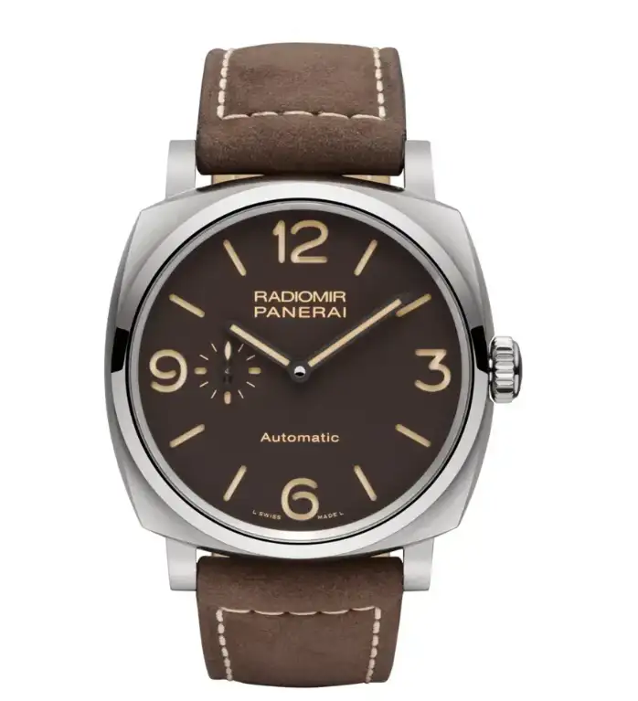 Panerai Radiomir Men Automatic Brown Calf Watch PAM00619 - Image 6