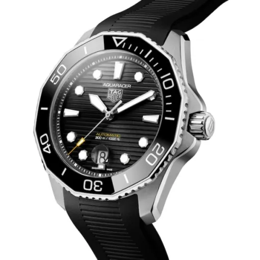 TAG Heuer Aquaracer Men Automatic Black Rubber Watch WBP201A.FT6197 - Image 2