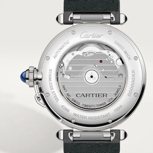 Cartier Pasha de Cartier Men Automatic Silver Alligator Watch WSPA0010 - Image 4