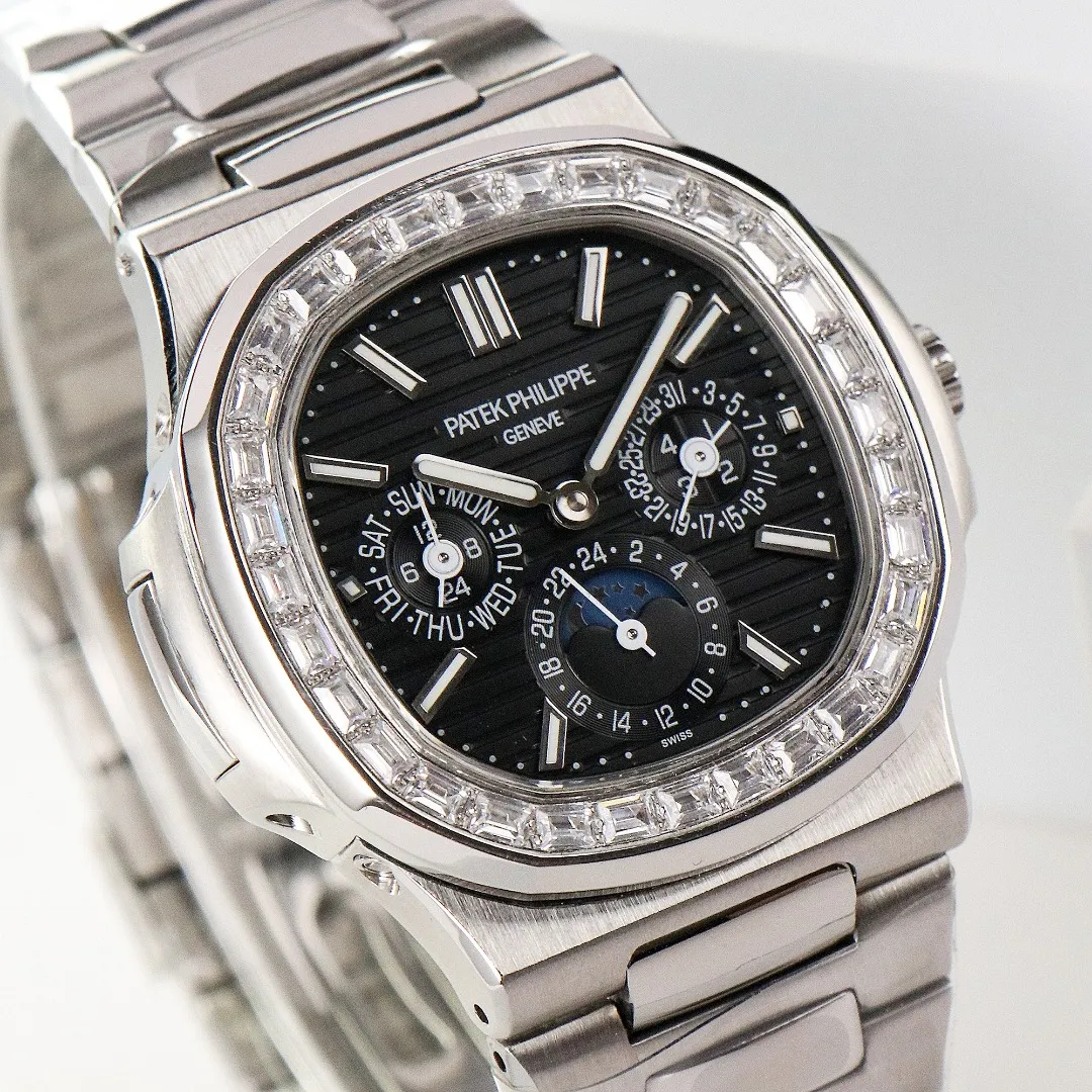 Patek Philippe Nautilus Black Perpetual Calendar - Image 5