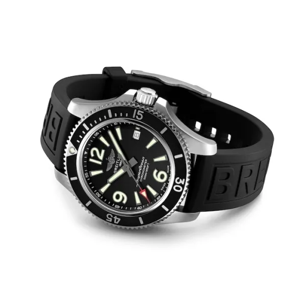 Breitling Superocean Men Automatic Black Rubber Watch A17366021B1S1 - Image 4