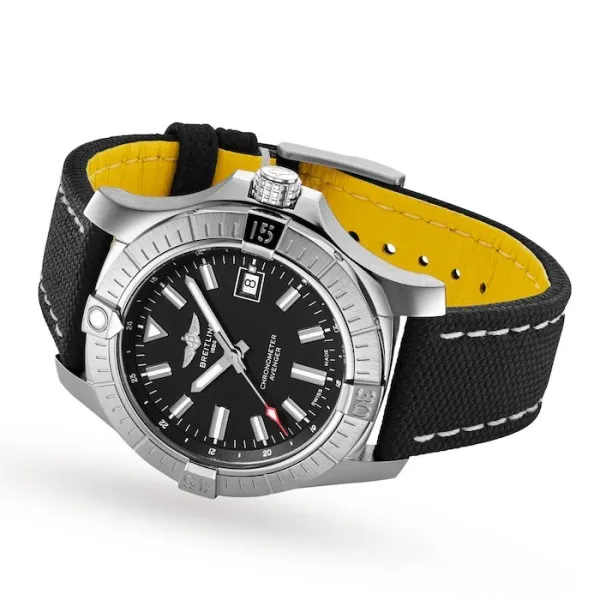 Breitling Avenger Men Automatic Black Fabric Watch A17318101B1X2 - Image 3