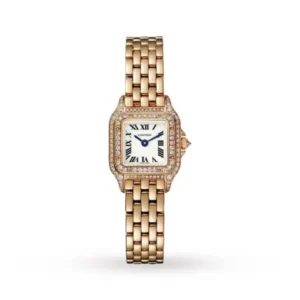 Cartier Panthere de Cartier Women Quartz White 18ct Rose Gold Watch WJPN0020