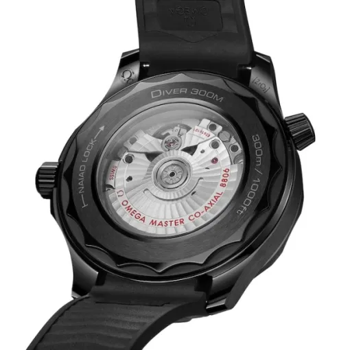 Omega Seamaster Men Automatic Black Rubber Watch O21092442001003 - Image 2