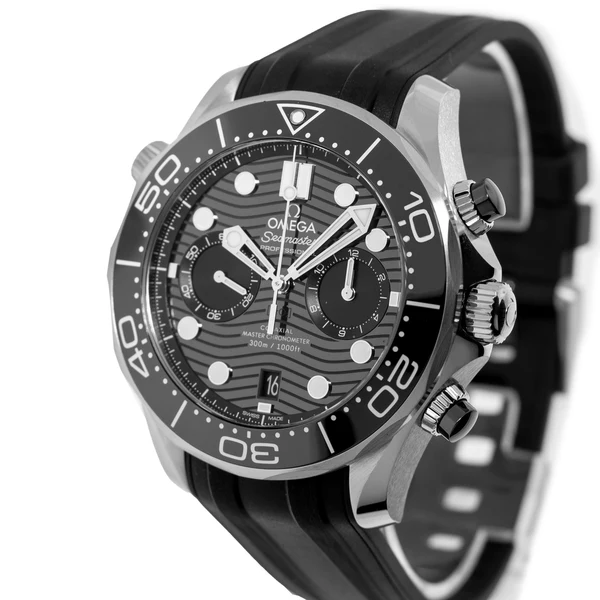 Omega Seamaster Men Automatic Black Rubber Watch O21032445101001 - Image 3