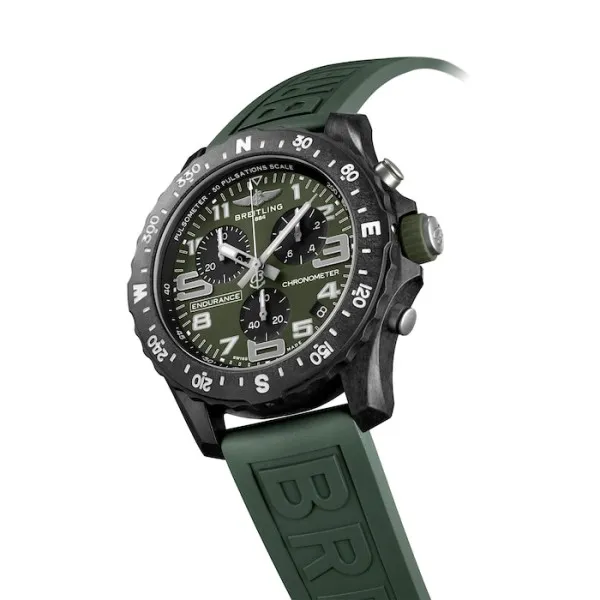 Breitling Endurance Pro Men Quartz Green Rubber Watch X823106B1L1S1 - Image 5