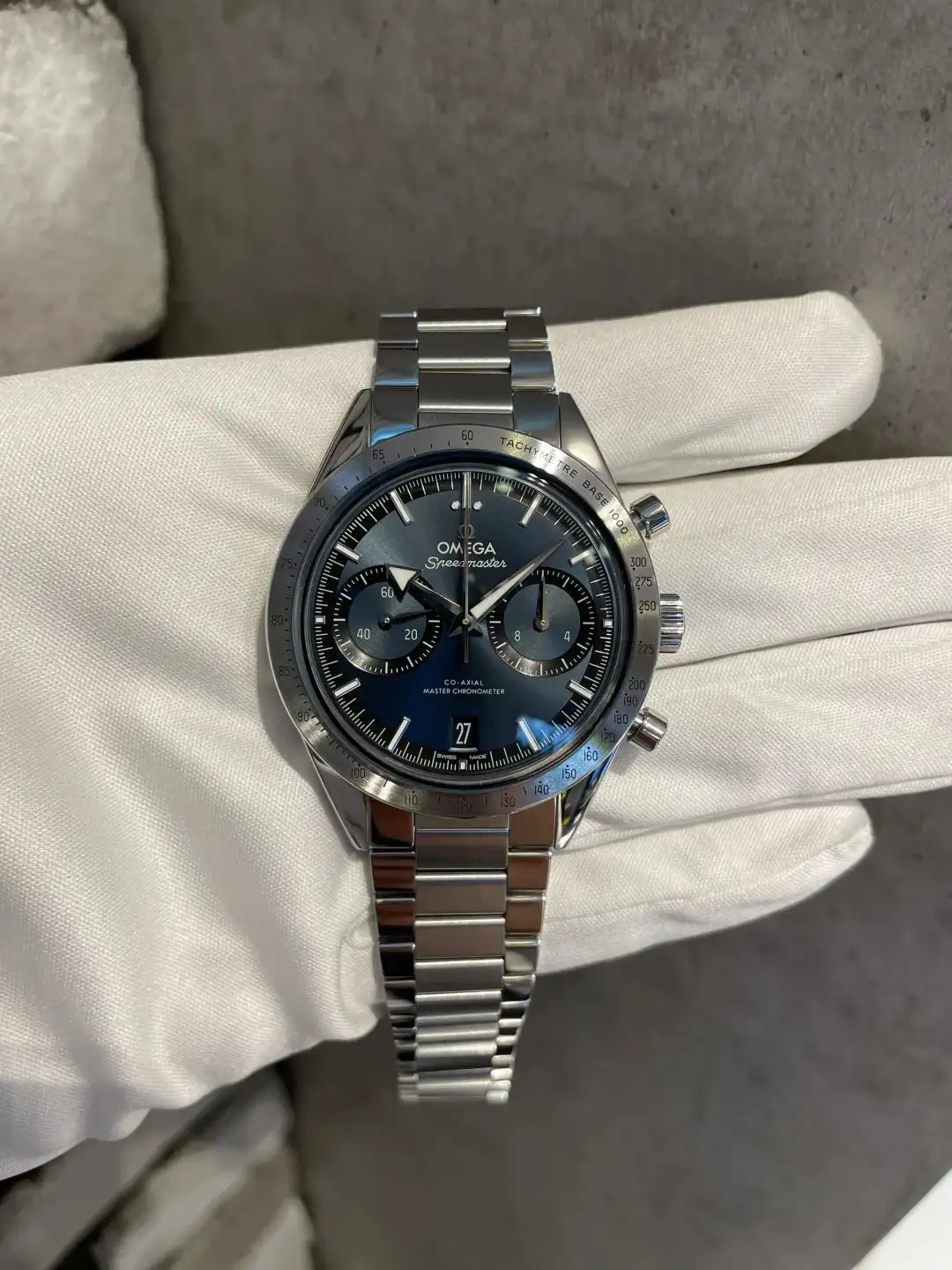 Omega Speedmaster Men Automatic Blue Stainless Steel Watch O33210415103001 - Image 6