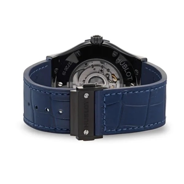 Hublot Classic Fusion Men Automatic Blue Rubber and Alligator Watch 511.CM.7170.LR - Image 3