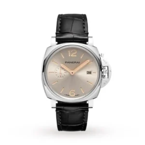 Panerai Luminor Due Men Automatic Ivory Alligator Watch PAM01249