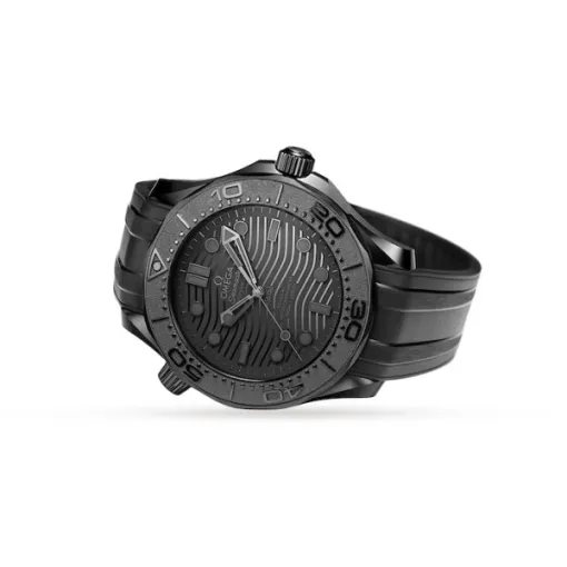 Omega Seamaster Men Automatic Black Rubber Watch O21092442001003 - Image 4